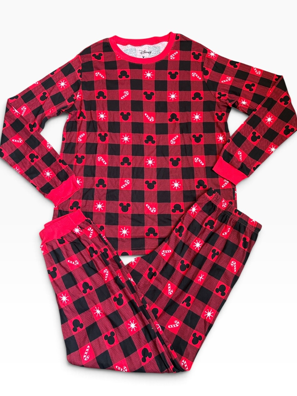 Disney x Old Navy Mickey Mouse Holiday Christmas Pajamas Unisex Adult L NWT